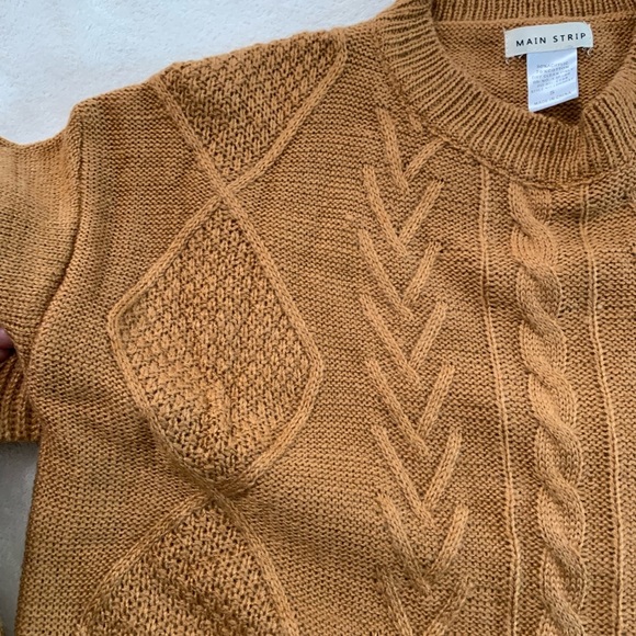 Main Strip Women’s Layered Sleeve Sweater Dress Size Small - Picture 9 of 17